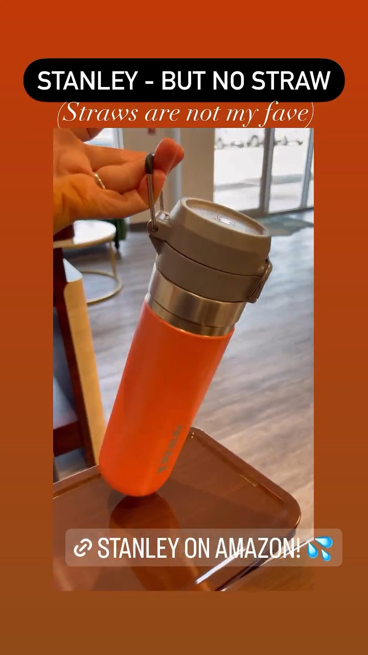 I love this smaller Stanley with the sipper and flip top lid!  Great for gym or for a road trip. Stanley The Quick Flip GO Bottle Guava, 24OZ
Stanley
Water bottle
Amazon find
#livinggratefully

#LTKGiftGuide #LTKtravel #LTKfitness