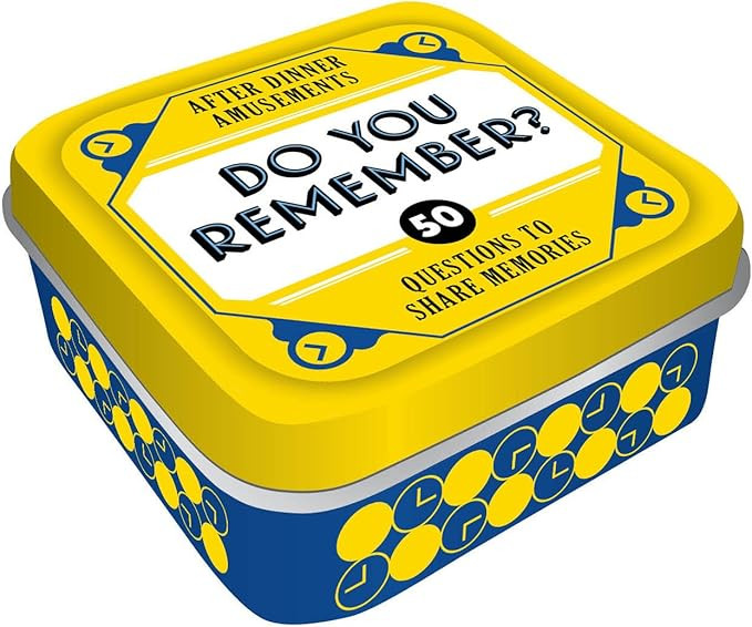 After Dinner Amusements: Do You Remember? 50 Questions to Share Memories (Conversation Game for F... | Amazon (US)