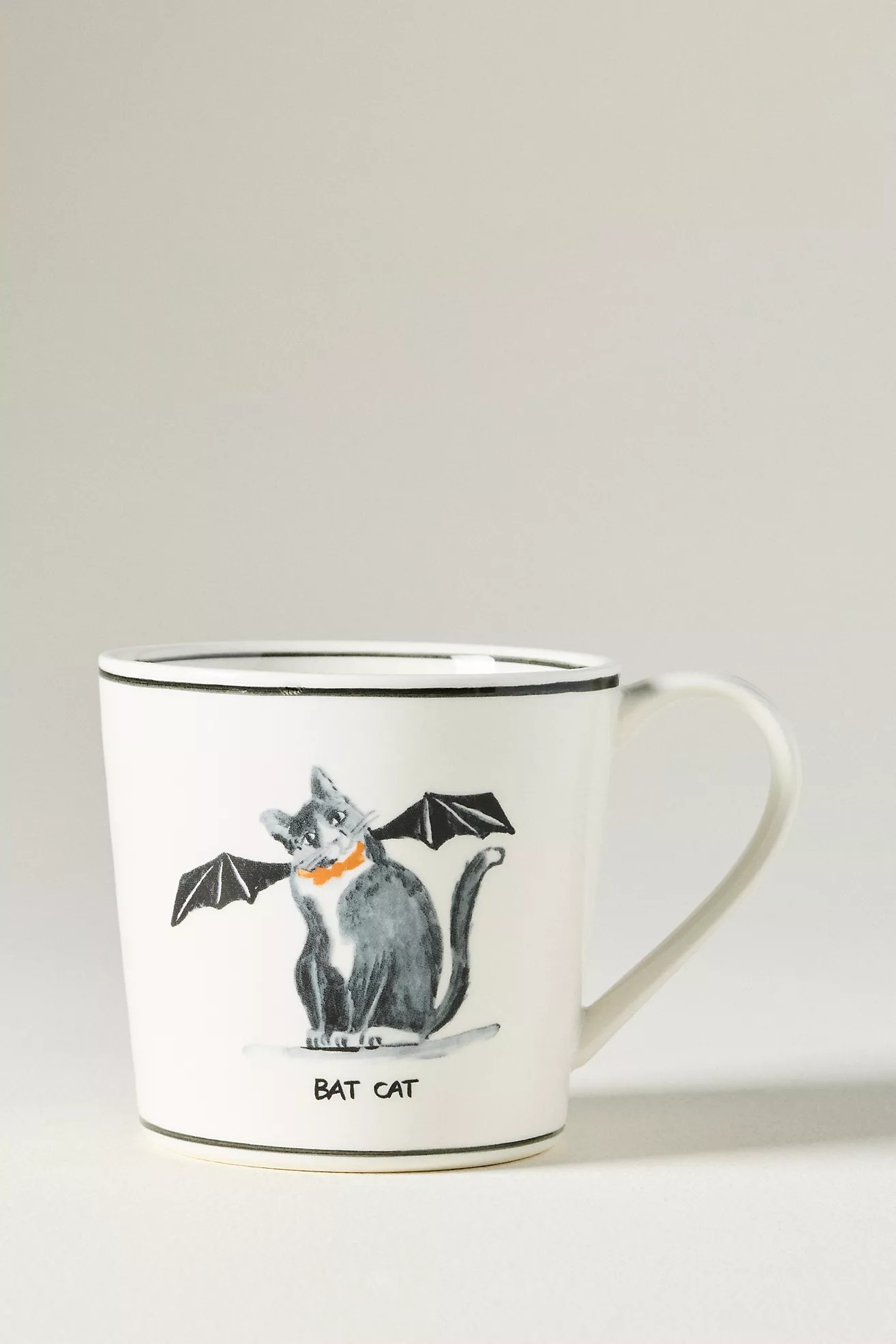 Molly Hatch Stoneware Halloween Cat Mug | Anthropologie (US)