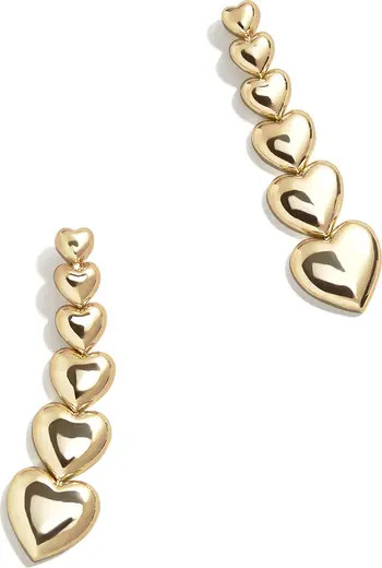 Heart Linear Drop Earrings | Nordstrom