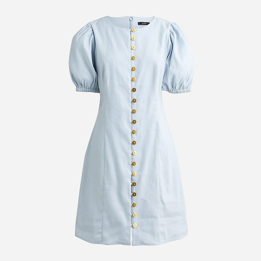 Button-front mini dress | J. Crew US