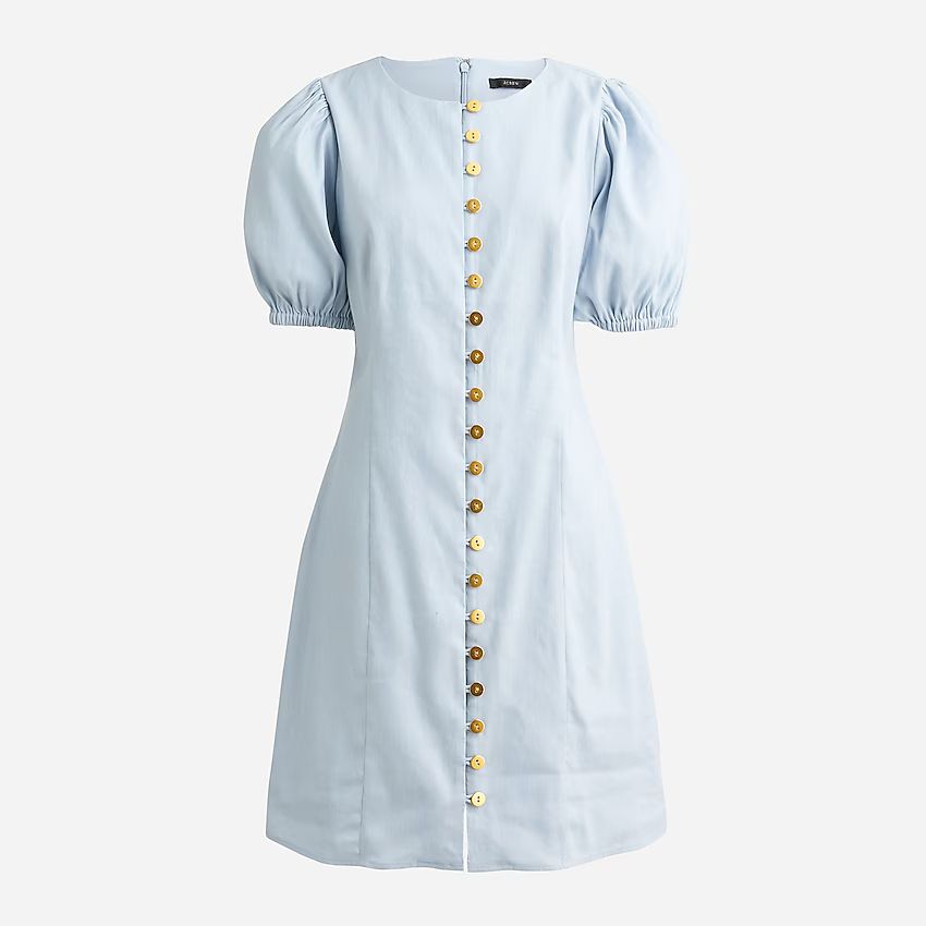 Button-front mini dress | J.Crew US