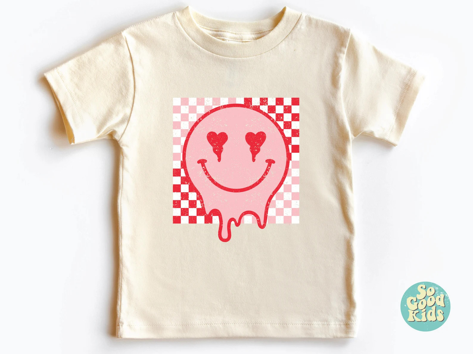 Smiley Face Valentine Shirt, Valentine's Day Baby Shirt, Toddler Shirts, Smiley Face Valentine's ... | Etsy (US)