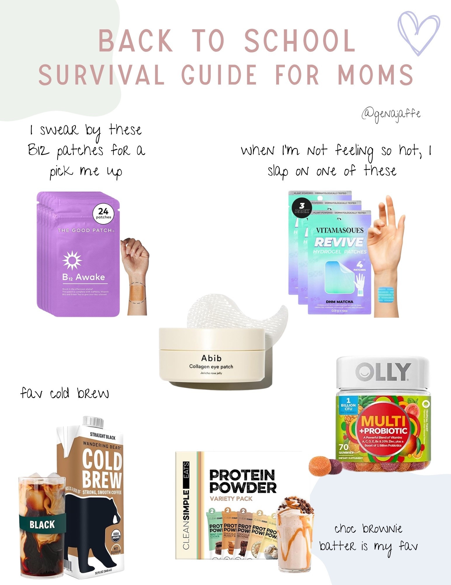 back to school essentials for moms / parents!!  

i SWEAR by these B12 patches. and here are a few other things keeping me going!

#LTKFamily #LTKOver40 #LTKKids