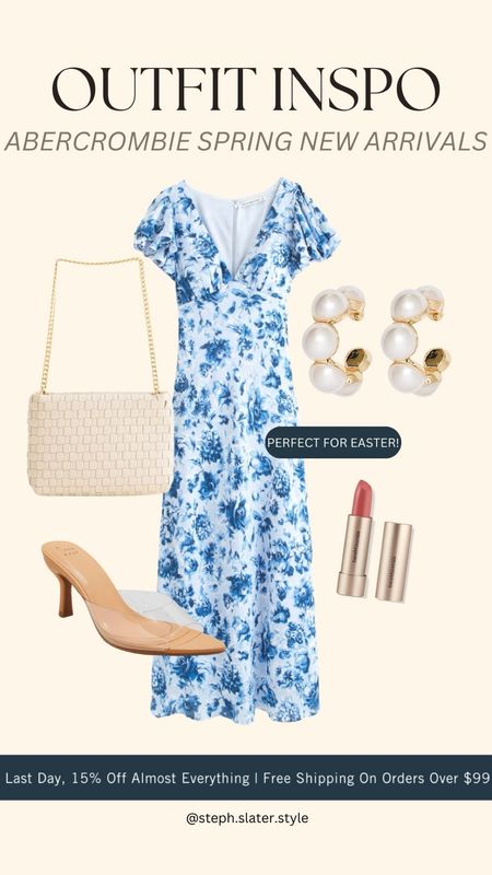 Abercrombie spring dress outfit inspo! Perfect for date night or Easter! 

#LTKSeasonal #LTKsalealert