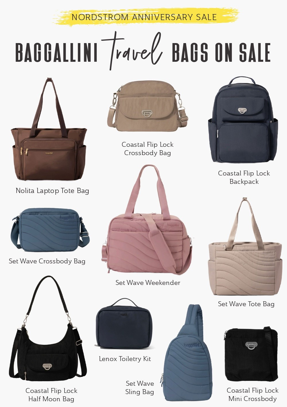 One of our community’s all time favorite brands for lightweight travel bags, Baggallini is on Sale at Nordstrom! 📣

#LTKsale #LTKbag #LTKtravel