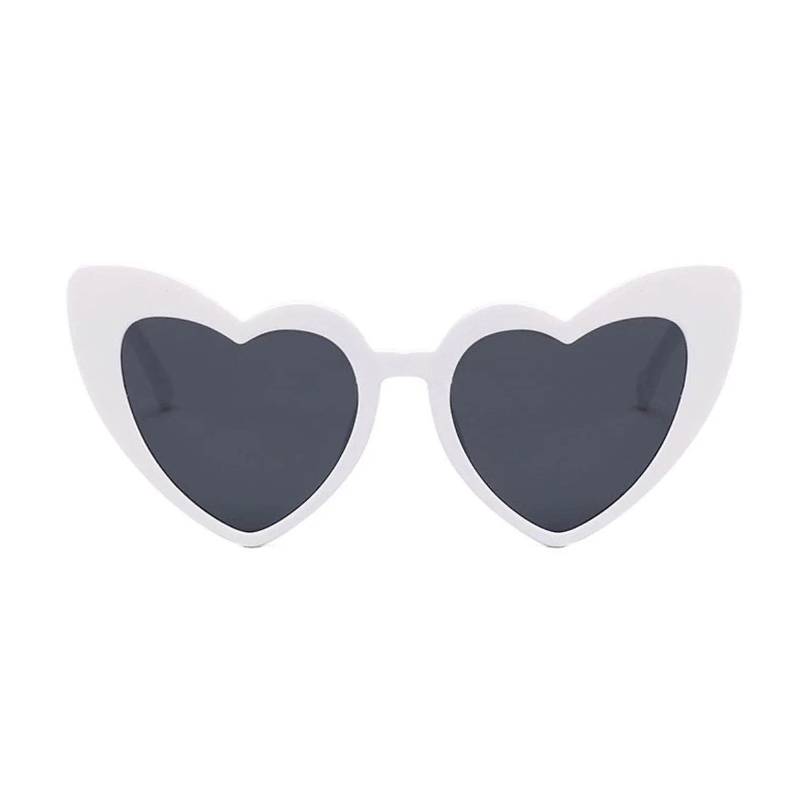 Heart Sunglasses - White | Birdy Grey