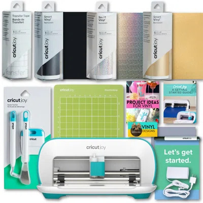 Cricut Joy Cutting Machine with Smart Vinyl Rolls, Standard Grip Cutting Mat and Joy Tool Set Bundle | Wayfair North America