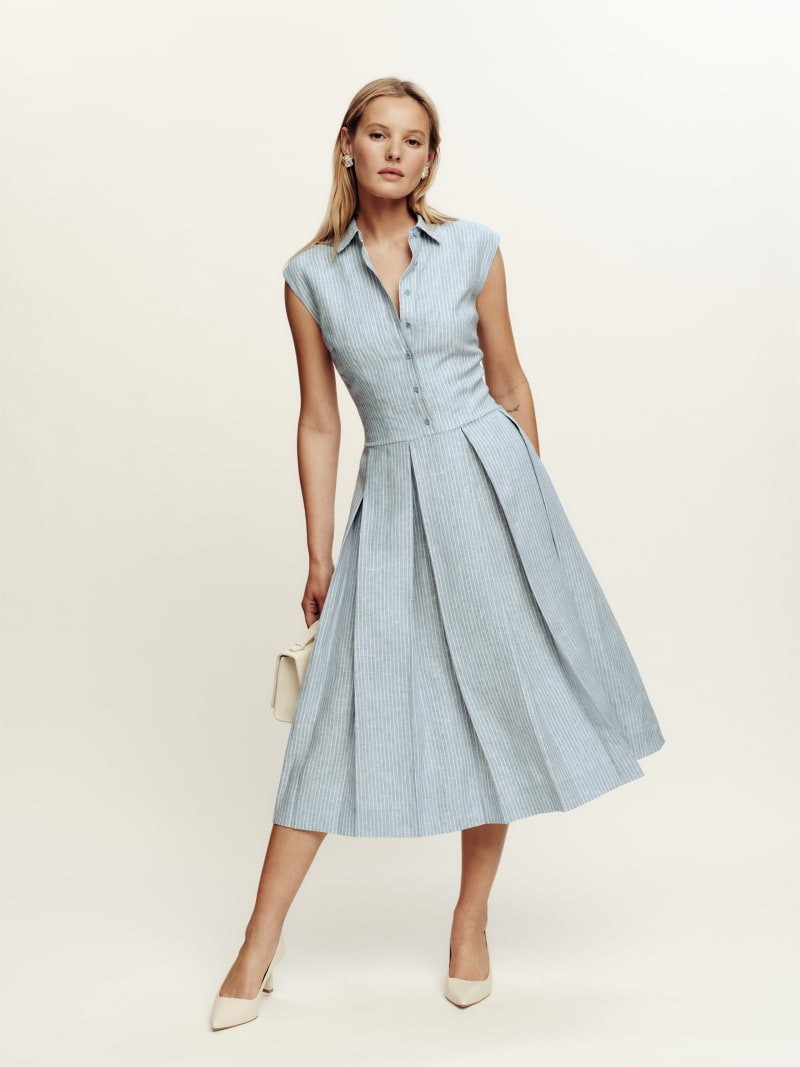 Prim Linen Dress | Reformation (Global)