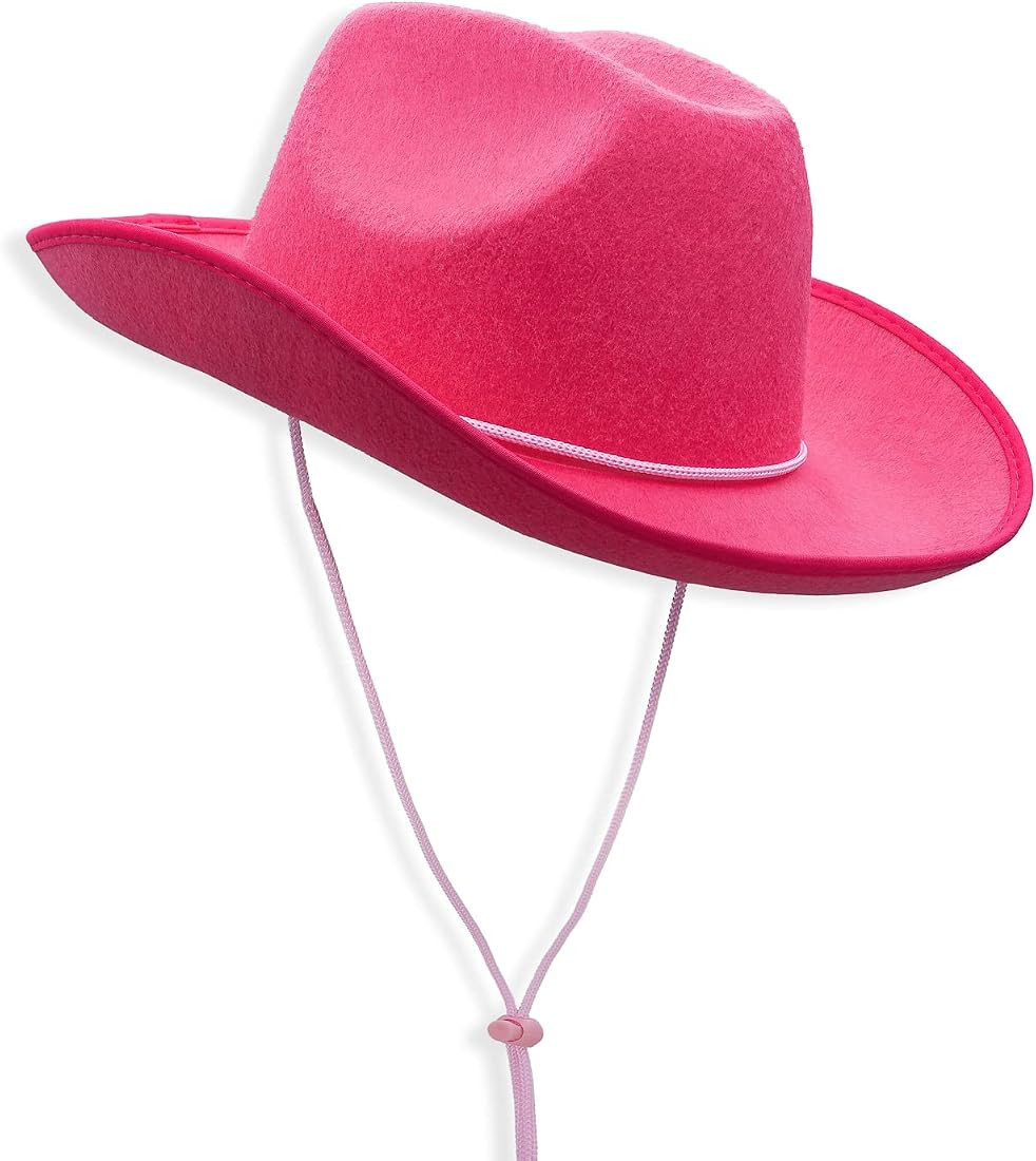COLLECT PRESENT Plain Felt Cowboy & Cowgirl Hat for Men, Women, and Teens | Western Studded Cowbo... | Amazon (US)
