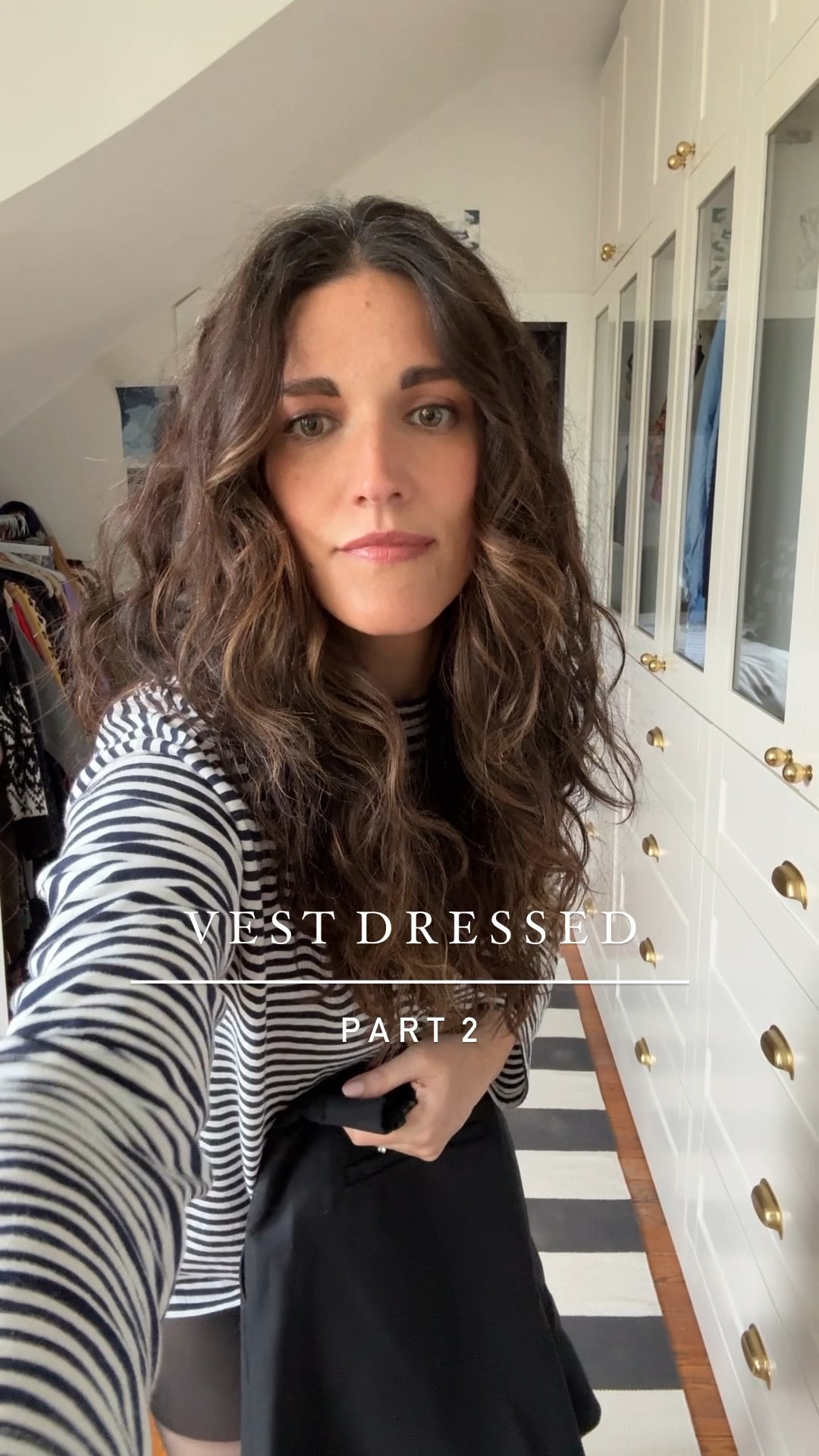 I’ve held on hard to a 2 week rotation policy with my clothes my whole life, so the fact that I styled this vest two days in a row was out of character. But when you get an idea for an outfit, all personal policies go out the window. Check out Part 1 for a more casual take on this vest, but on this particular day I went dressier with tailored shorts and tights, plus a wool blazer to get me to work in this chilly day  

#LTKVideo #LTKSeasonal #LTKover40