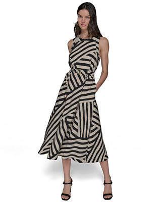 Women's Printed Sleeveless Dress | Macy's