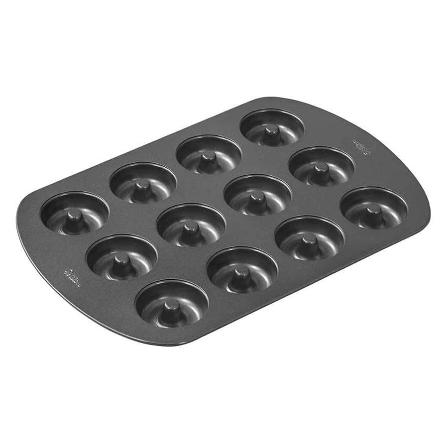 Wilton Mini Donut Baking Pan, 12-Cavity | Amazon (US)