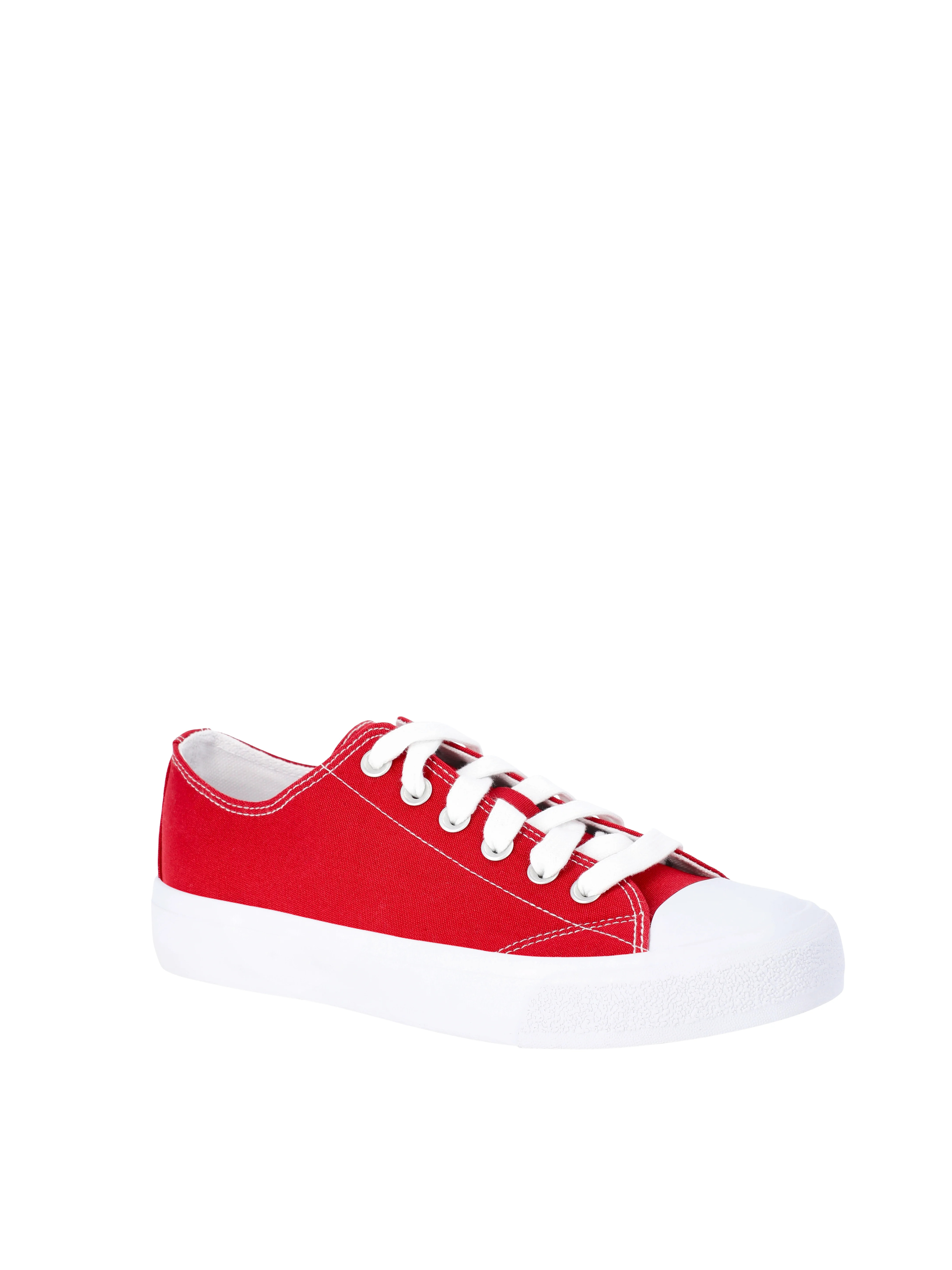 No Boundaries Classic Lace Up Sneakers, Wide Width Available, Womens | Walmart (US)