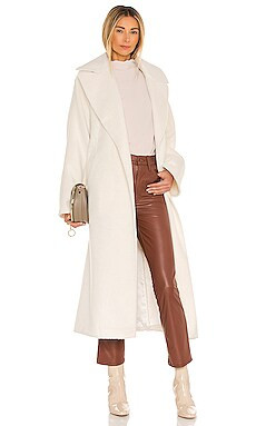 EAVES The Jacintha Coat in White from Revolve.com | Revolve Clothing (Global)