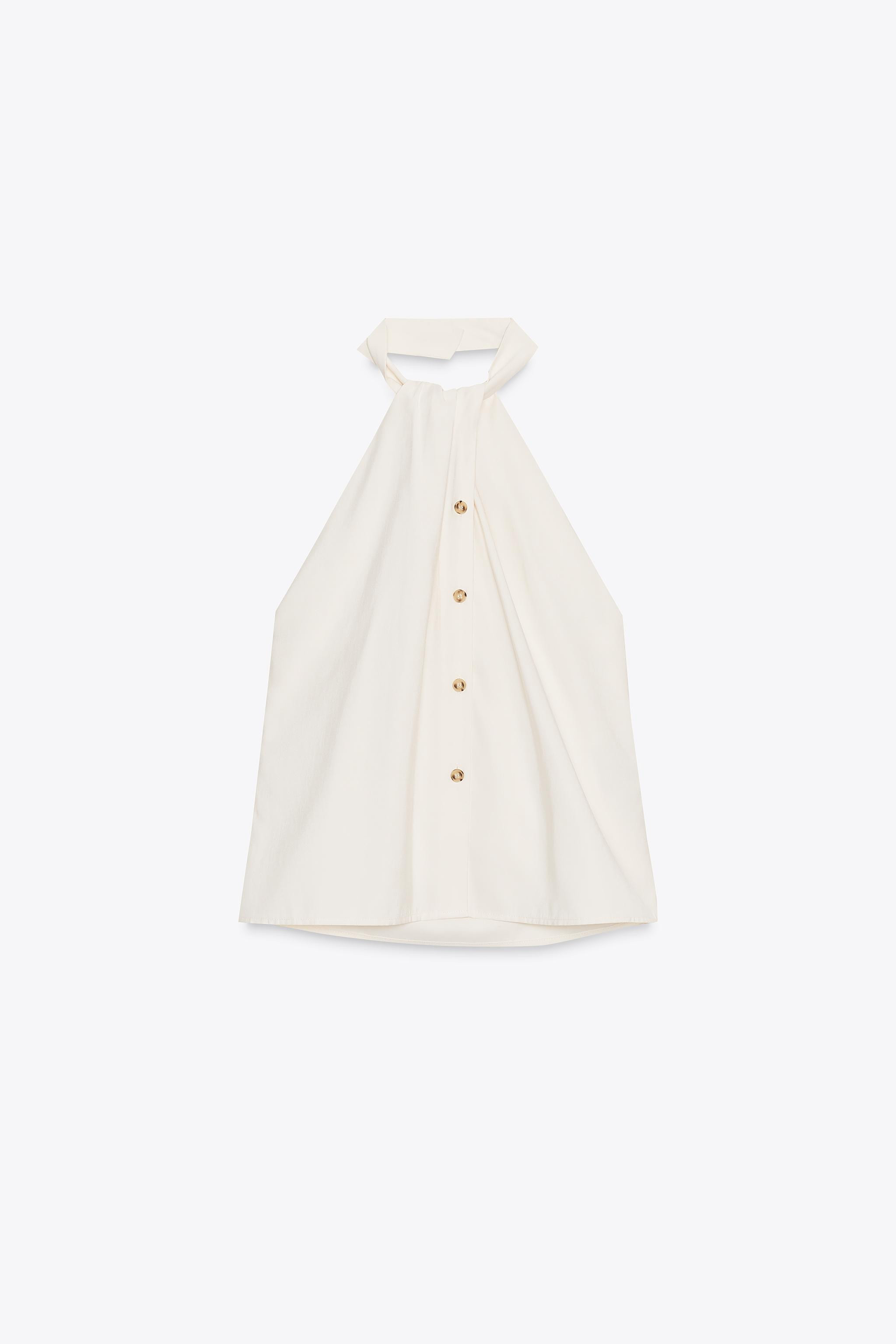 HALTER WAISTCOAT TOP | Zara UK