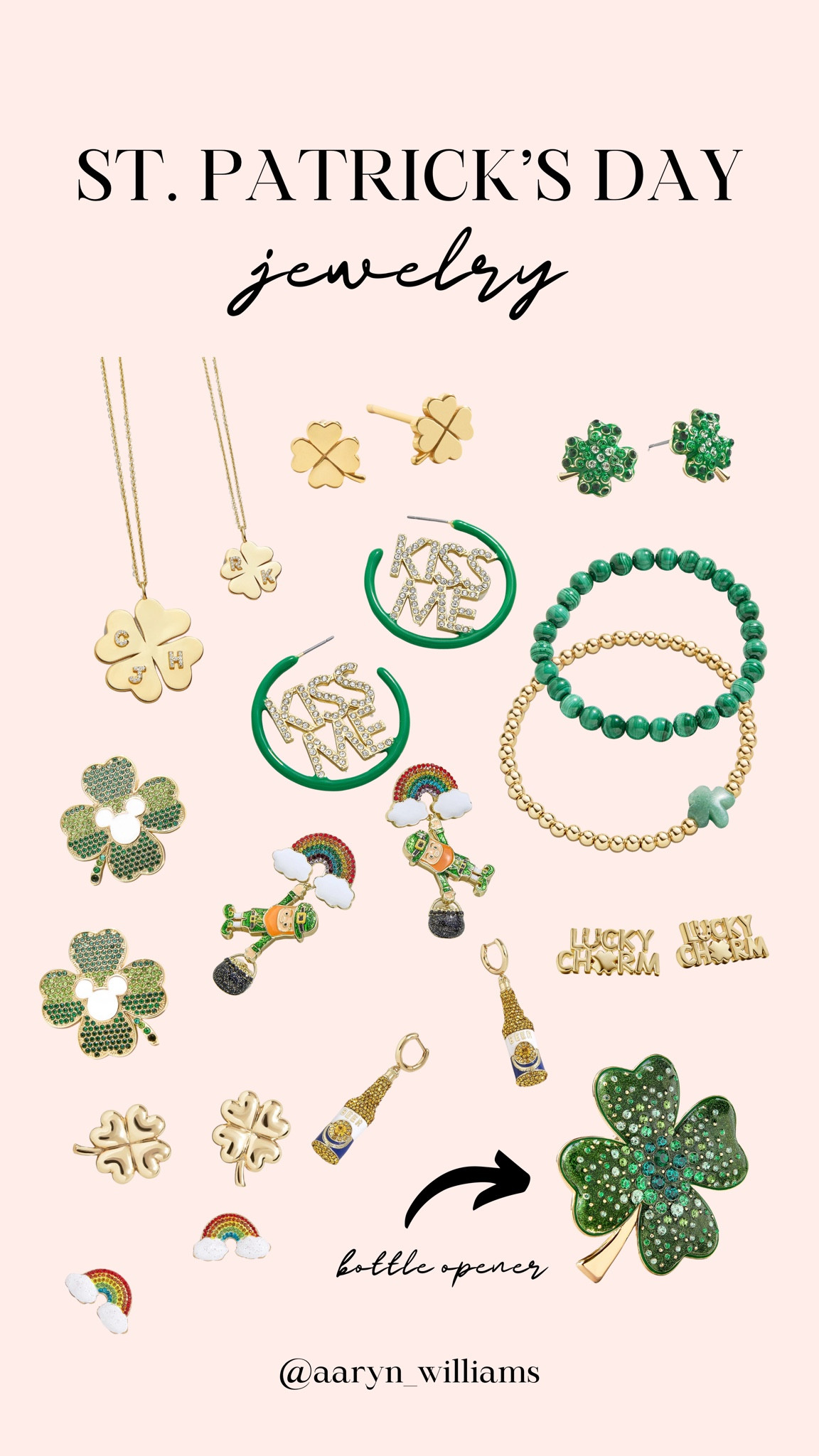 Kiss me, I’m Irish!! ☘️😘 Shop the cutest St Patty’s jewelry at BaubleBar!

#LTKstyletip #LTKparties #LTKSeasonal