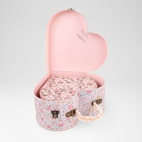 Meri Meri x Liberty London Heart Suitcase Set | Mark and Graham