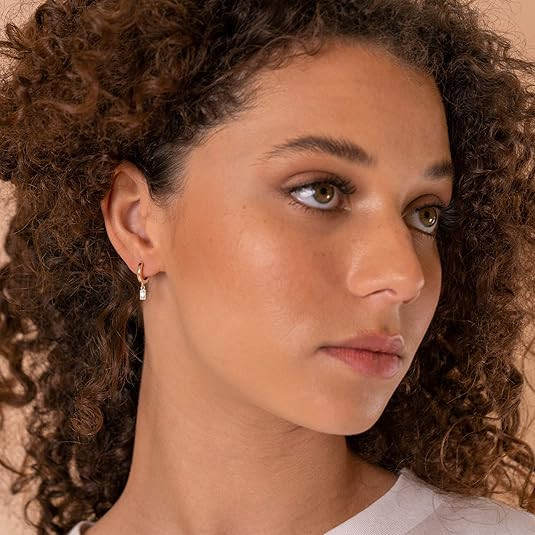 PAVOI 14K Gold Plated S925 Sterling Silver Post Lightweight Drop/Dangle Huggie Earrings for Women... | Amazon (US)