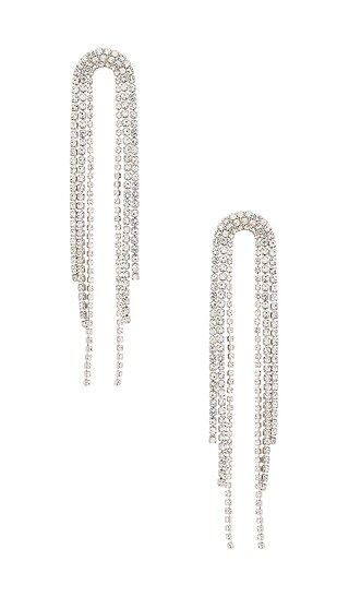 Rounded Out Earrings in Silver | Revolve Clothing (Global)