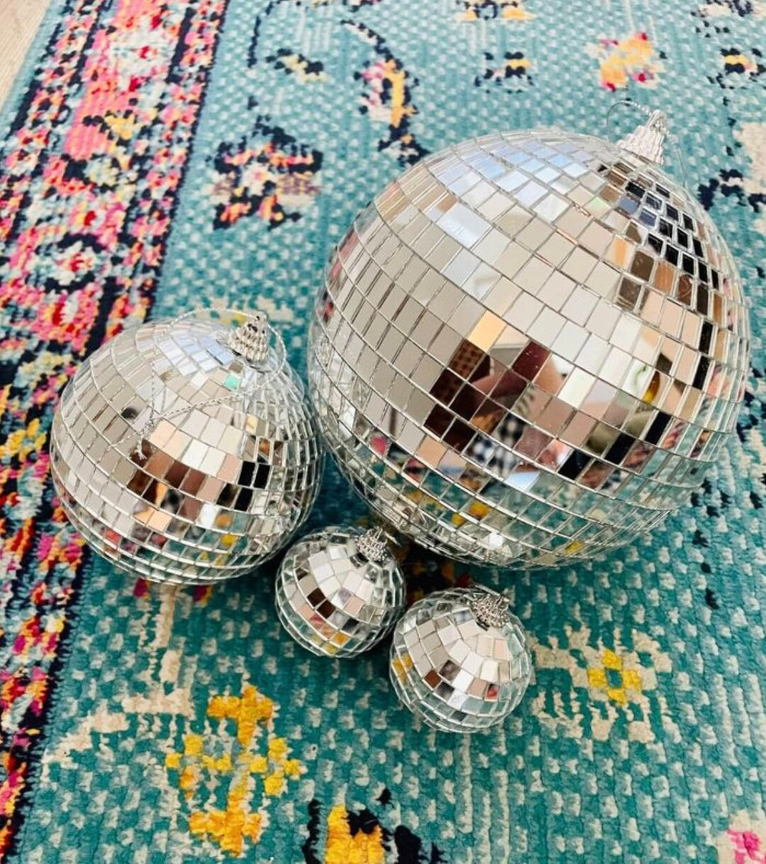 Disco Ball Mirror Bundle  of Four Discos Home Decor | Etsy (US)