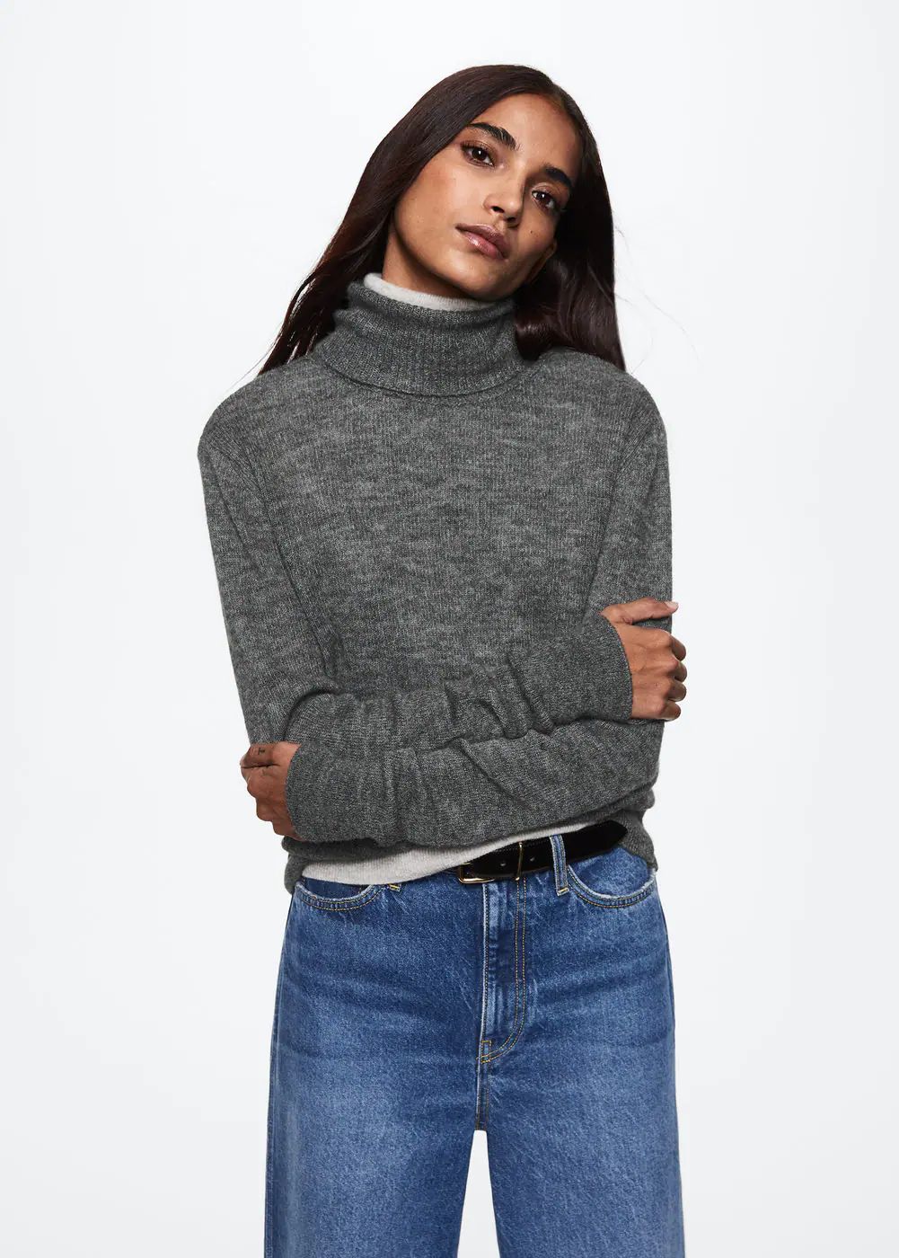 Turtle neck sweater | MANGO (US)