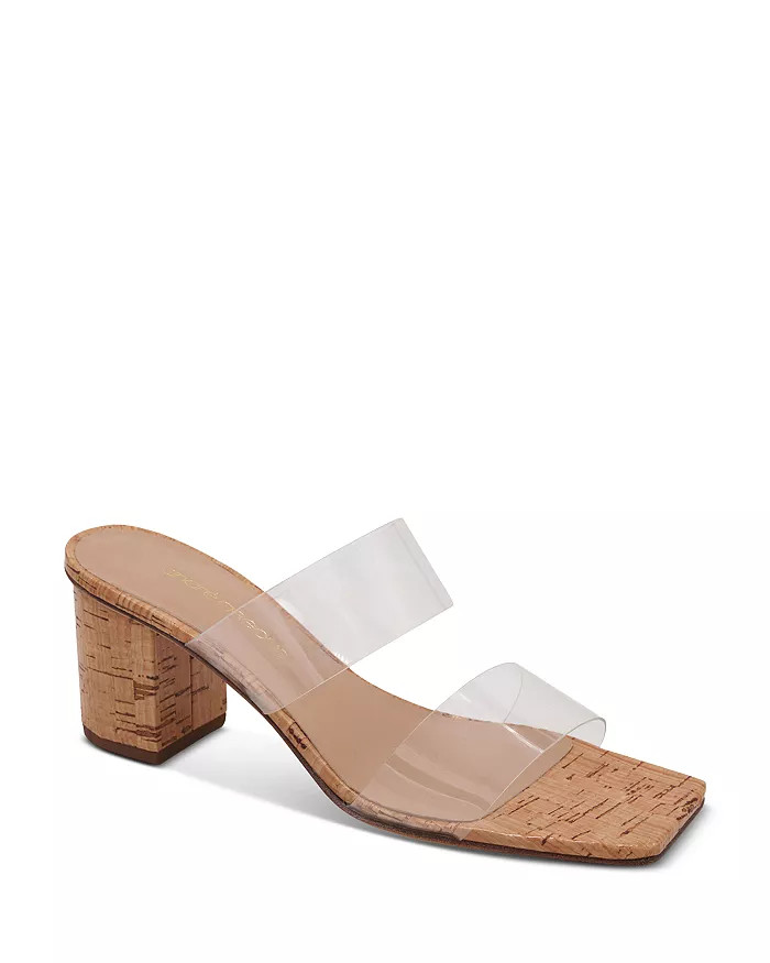 Women's Didi Square Toe Slip On High Heel Sandals - 100% Exclusive | Bloomingdale's (US)