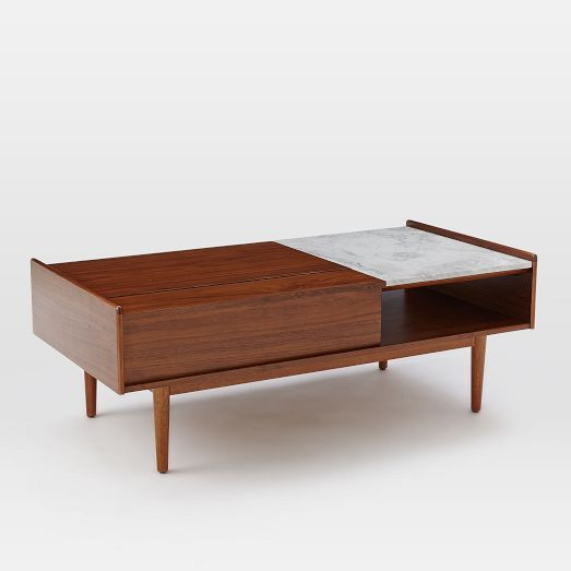 Mid-Century Pop-Up Coffee Table (48"–60") | West Elm (US)