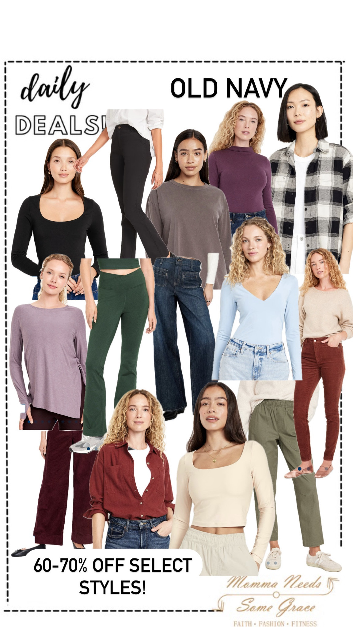 60-70% off select styles at Old Navy! Today only! 

#LTKSeasonal #LTKSaleAlert #LTKFindsUnder100