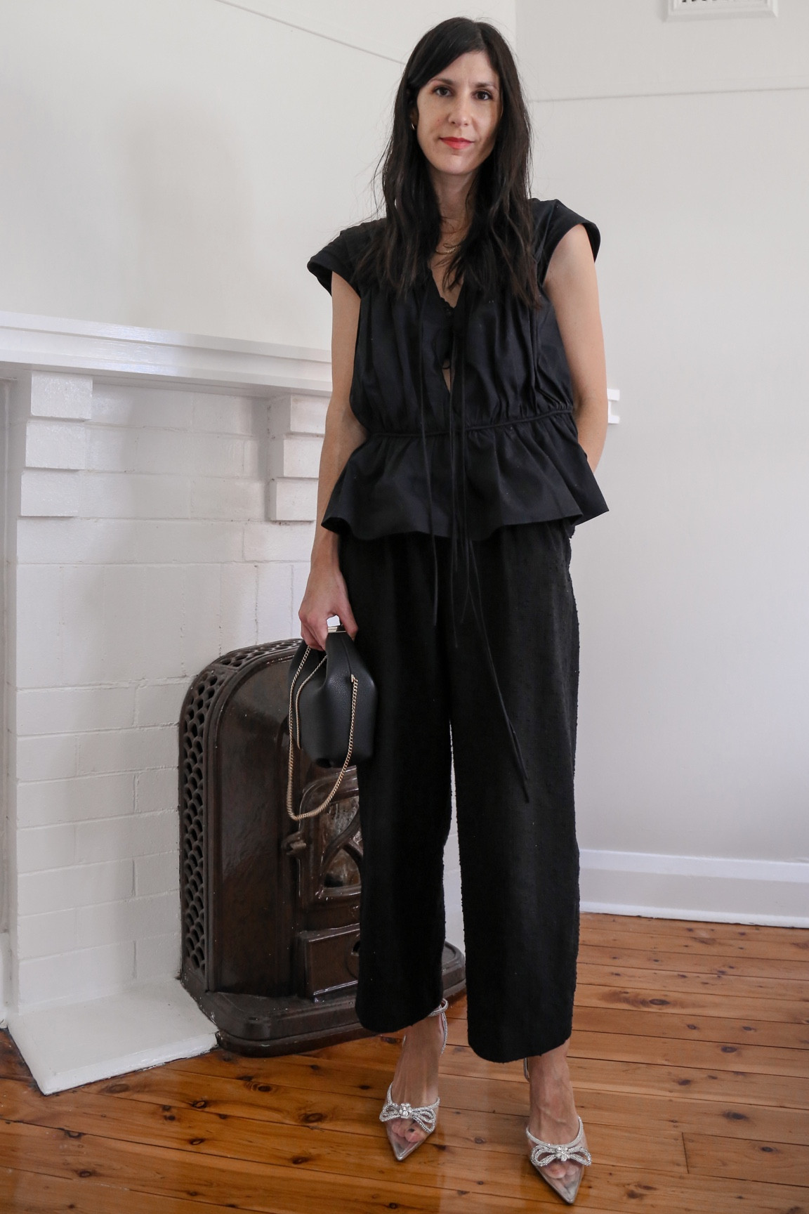 Always opting for an all black outfit. So chic, and specially for a night out. Top in size S. Pants in size 36  

#LTKshoecrush #LTKeurope #LTKaustralia