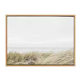 Kate and Laurel Sylvie "East Beach" by Amy Peterson Art Studio Framed Canvas Wall Art 33 in. x 23... | The Home Depot