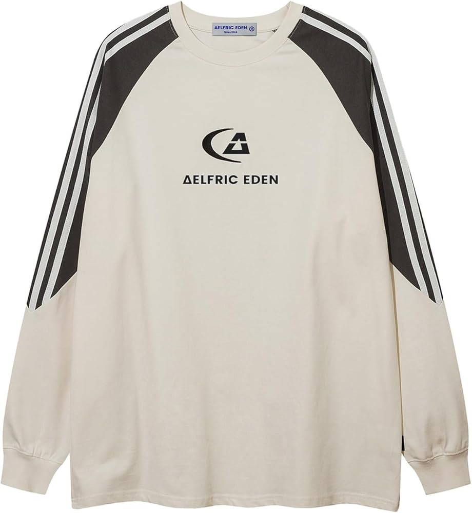 Aelfric Eden Oversized Crewneck Sweatshirts Half Zip Pullover Loose Fit Streetwear Long Sleeve To... | Amazon (US)