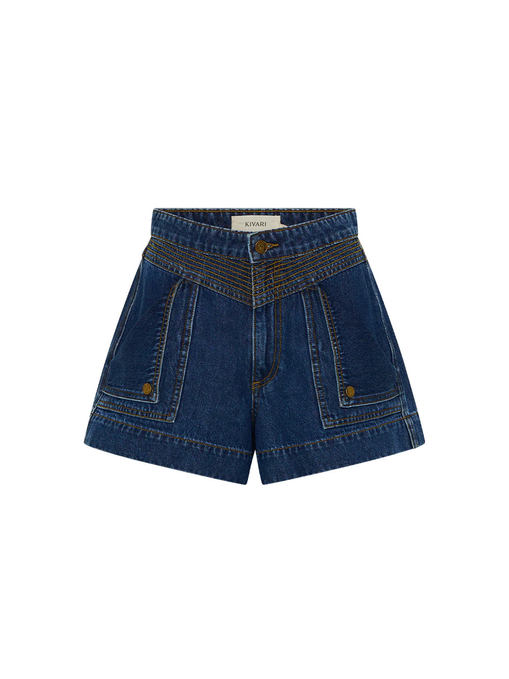 Celene Denim Short - Indigo | KIVARI | Kivari (AU/NZ)