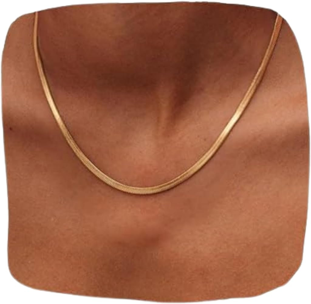 Hey Harper Nassau Necklace - Waterproof & Sweatproof Simple Womens Necklaces for Everyday Wear - ... | Amazon (US)