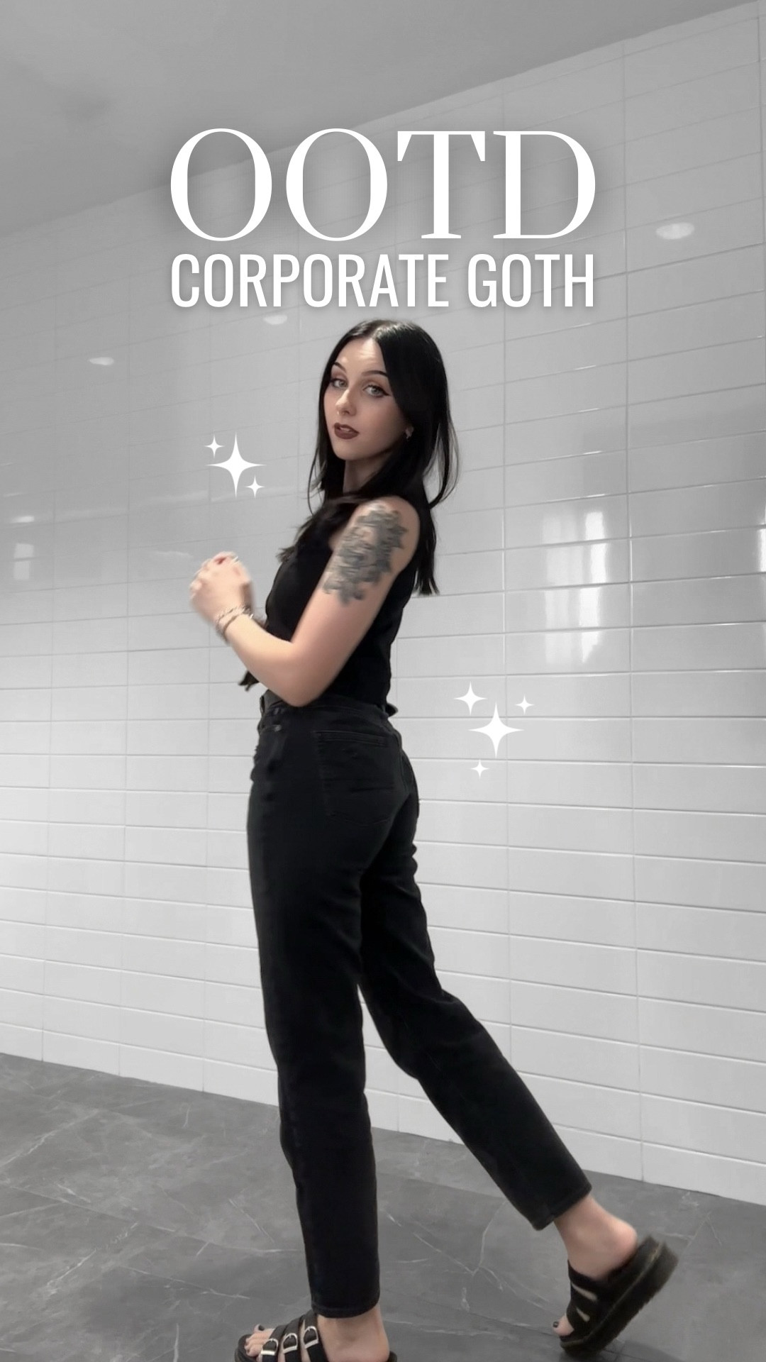 casual Friday fit #corporategoth #officeemo #altgirl #altfashion 

#LTKPetite