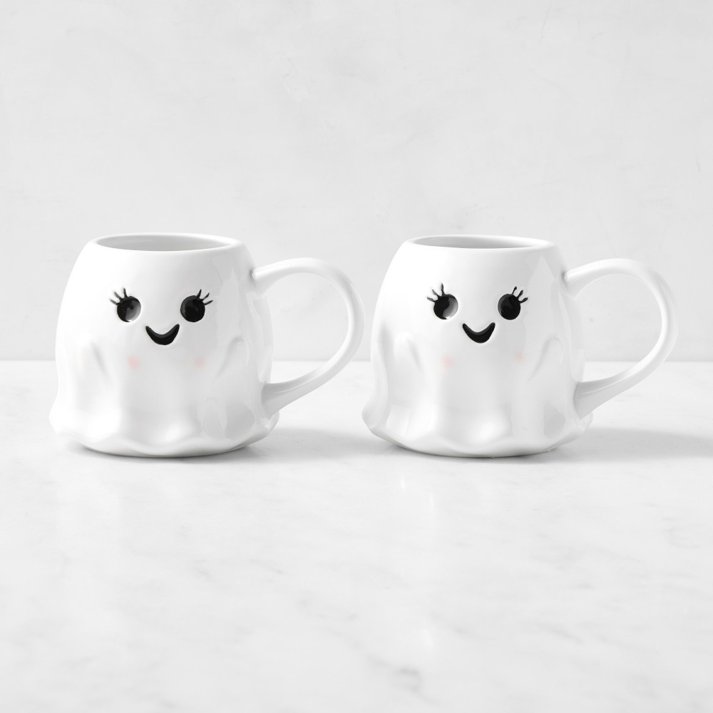 Happy Ghost Figural Mugs | Williams-Sonoma
