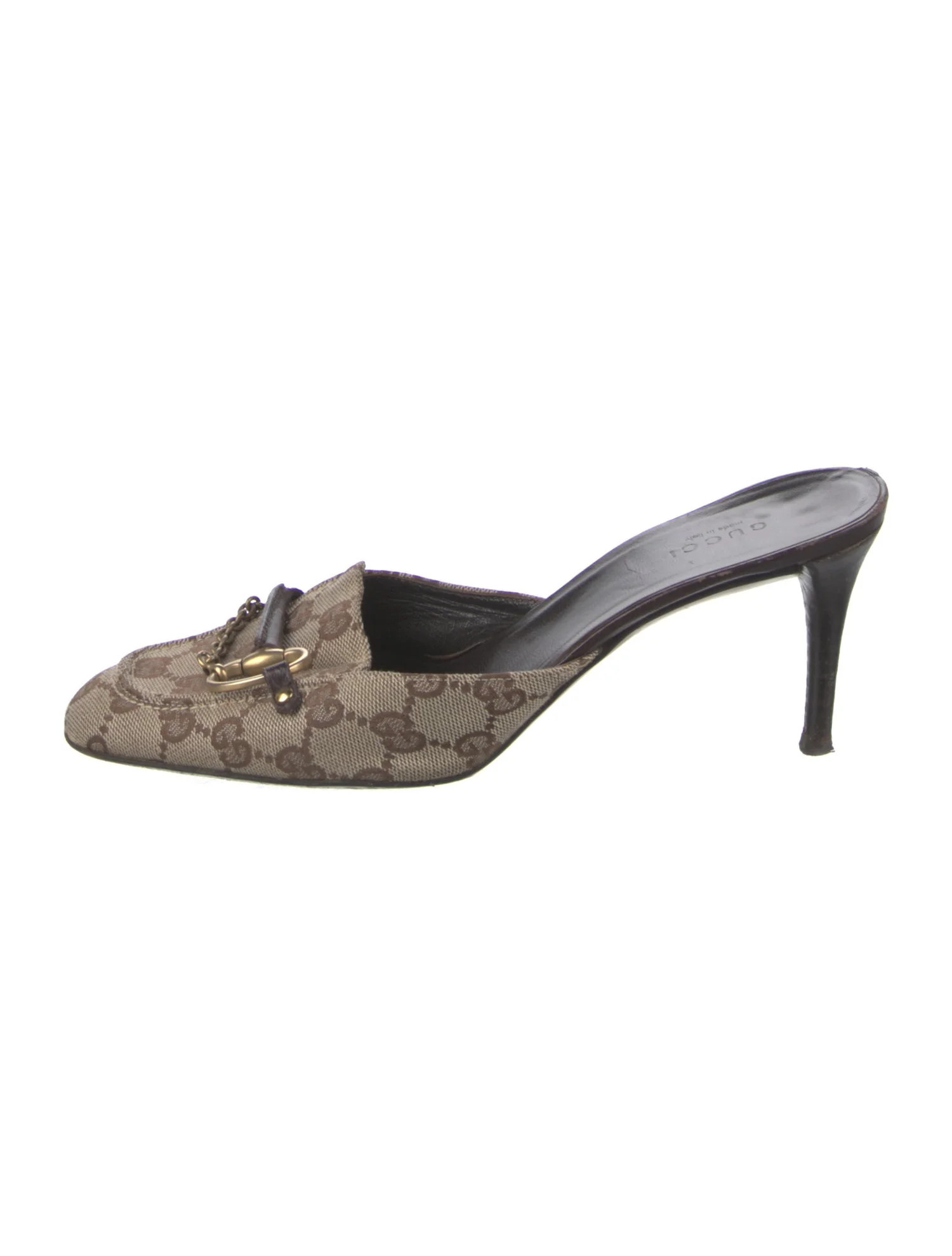 Canvas Printed Mules | The RealReal