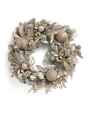 30in Bay Leaf Decorated Wreath | TJ Maxx