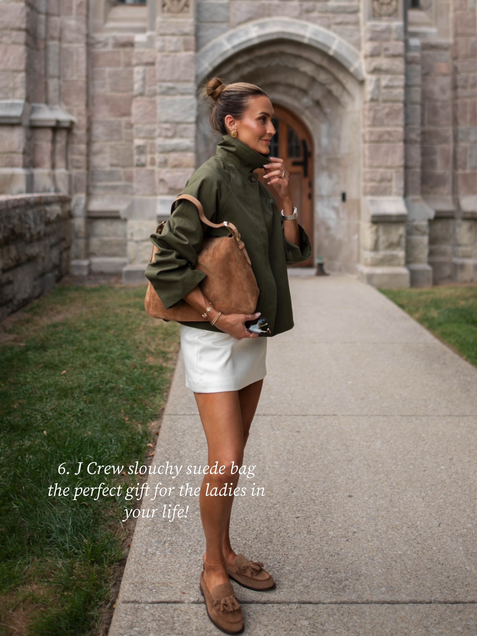 We are all agreeing that this slouchy suede bag is a keeper! So roomy and gorgeous, great price point and you can monogram it! Great gift idea 
Boxy trench and mini skirt are perfect to wear now
Slip on loafers are adorable! 


#LTKShoeCrush #LTKItBag #LTKStyleTip