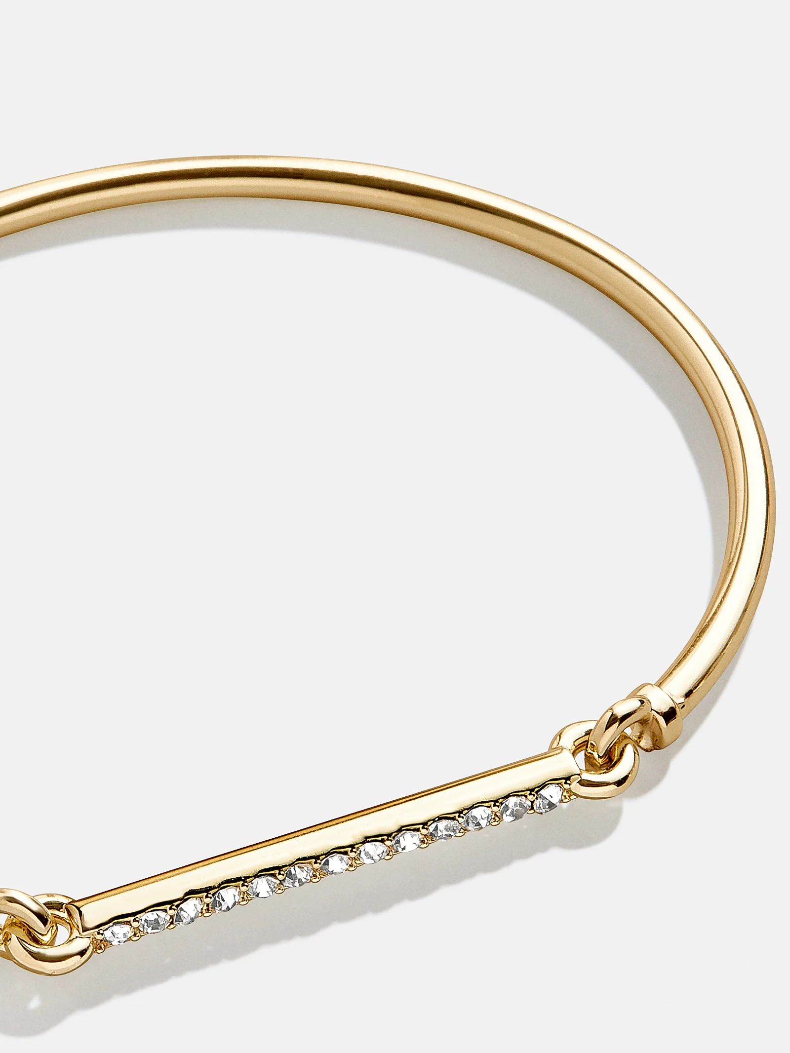 Holly Cuff Bracelet - Clear/Gold | BaubleBar (US)