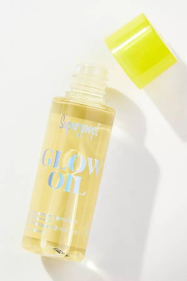 Supergoop! SPF 50 Mini Glow Oil By Supergoop! in Yellow | Anthropologie (US)