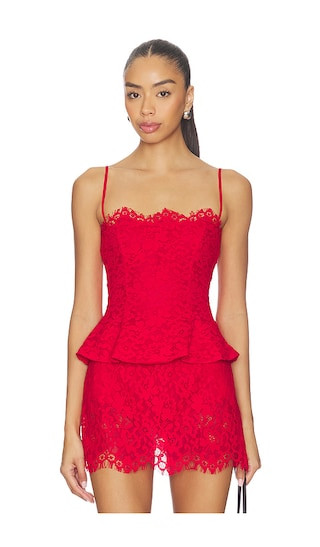 Ari Top in Kiss Red | Revolve Clothing (Global)
