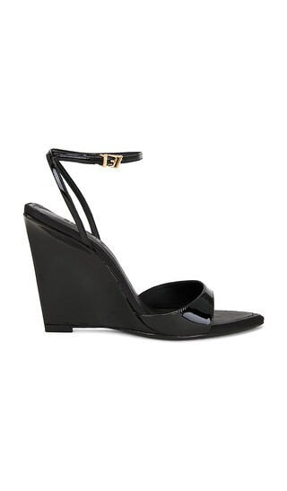 Schutz Elodie Wedge Sandal in Black. - size 9.5 | Revolve Clothing (Global)
