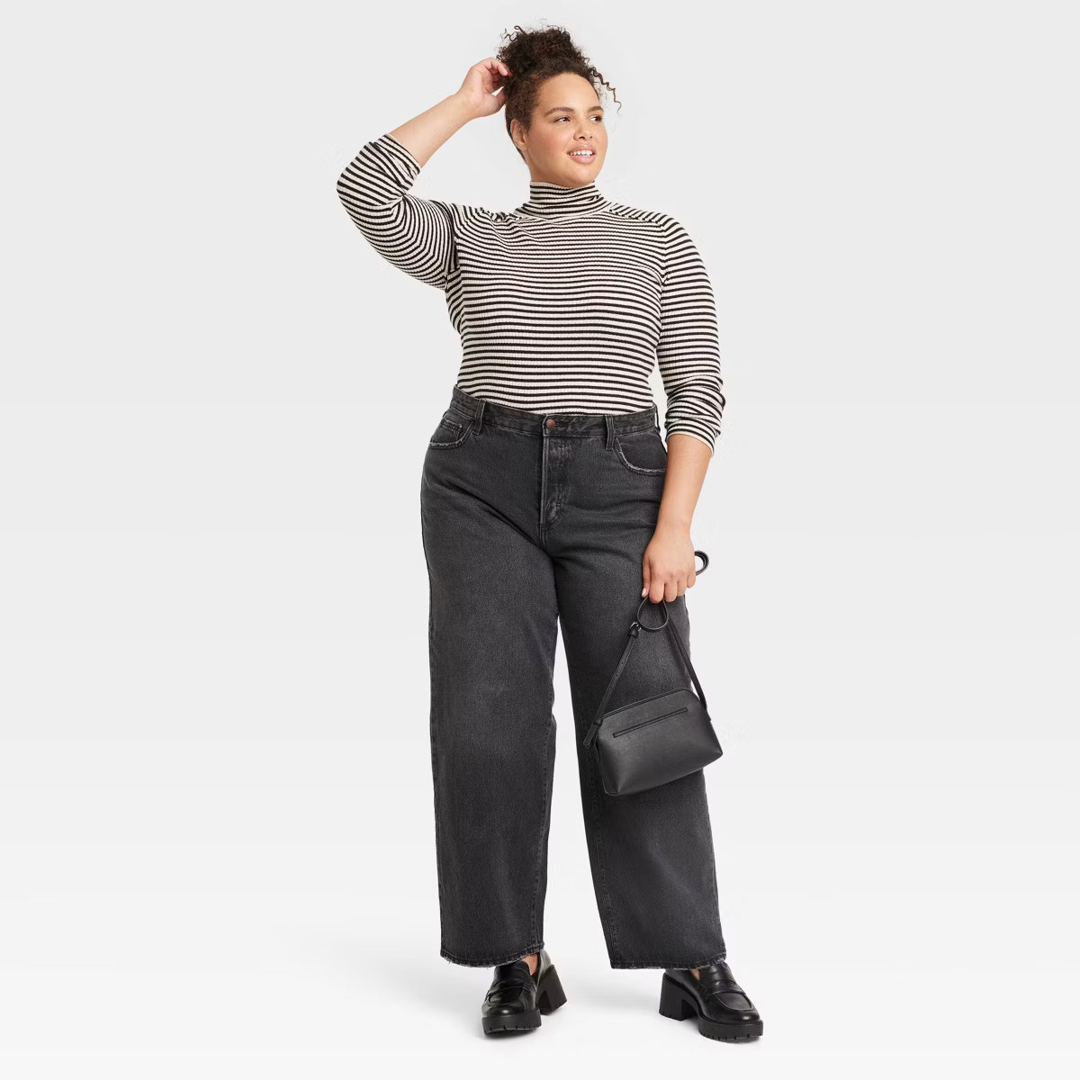 Women's Shrunken Rib Turtleneck Pullover Sweater - Universal Thread™ | Target