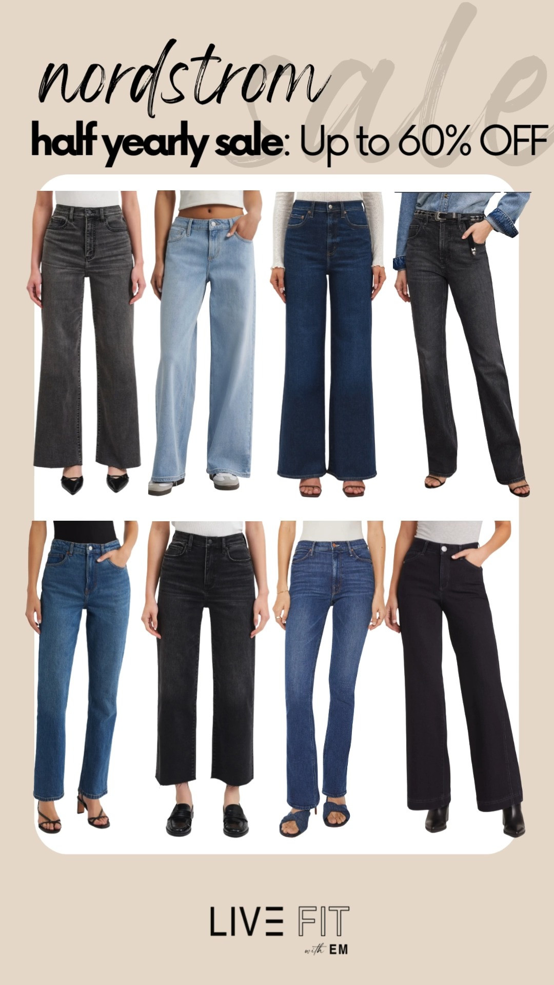 Nordstrom’s Half Yearly Sale just dropped up to 60% off—dreamy deals meet timeless style! The perfect moment to refresh your favorites. 💫🛍️❄️  
#Nordstrom #SaleAlert #WinterStyle #FashionFinds #OOTD #StyleInspo #WardrobeRefresh #HolidayDeals #TrendyLooks #SeasonalStyle 

 #LTKootd #LTKSaleAlert