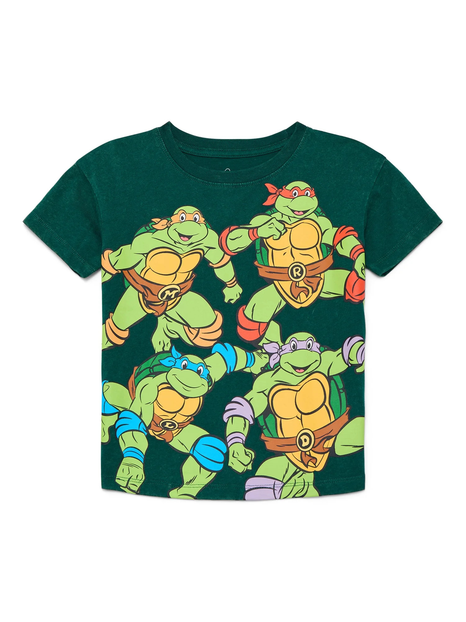 Teenage Mutant Ninja Turtles Toddler Graphic Crewneck Tee with Short Sleeves, Sizes 12M-5T | Walmart (US)