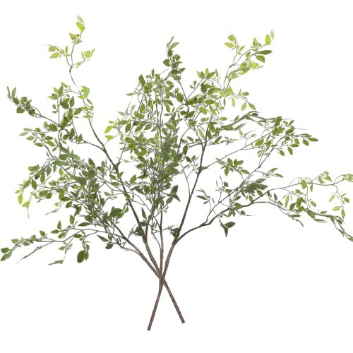 Artificial Plant Branch, Fake Lucky Plants Live Like with Green Leaves Plastic Tall Stem Faux Greenery Plants for Floral Arrangement Vase Bouquets (1) | Amazon (CA)