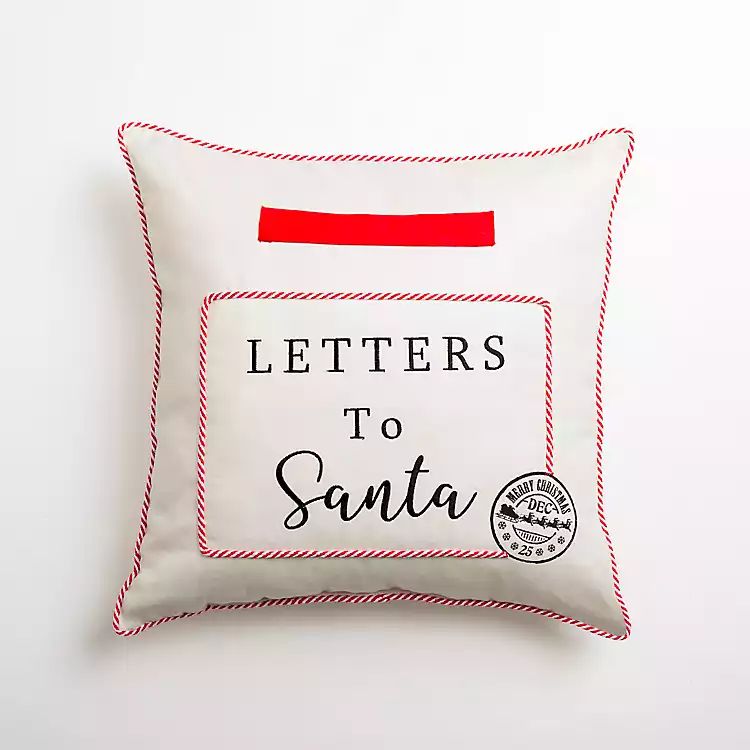 Letters to Santa Christmas Pillow | Kirkland's Home