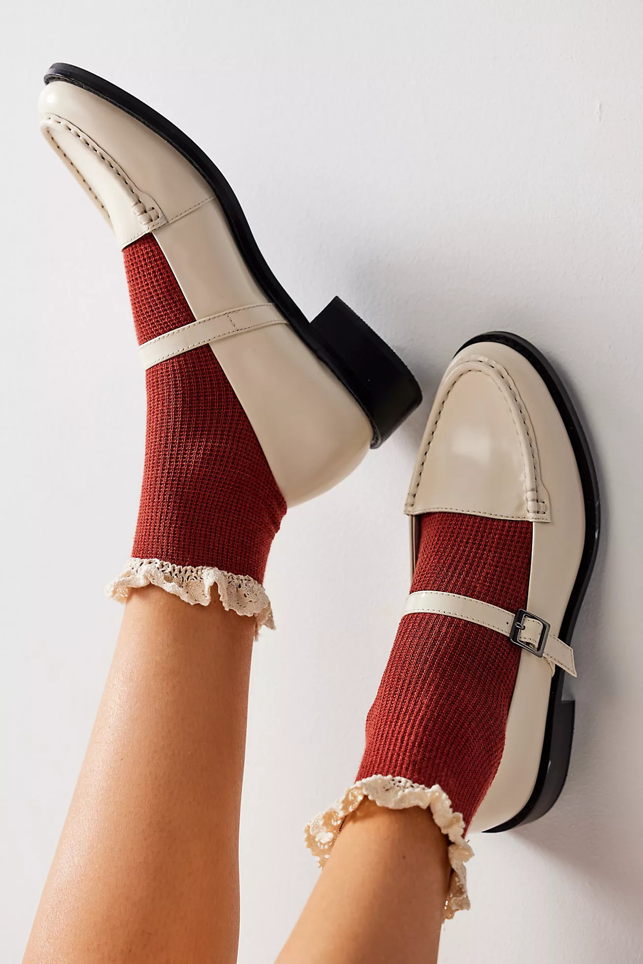 Beloved Waffle Knit Ankle Socks | Free People (Global - UK&FR Excluded)