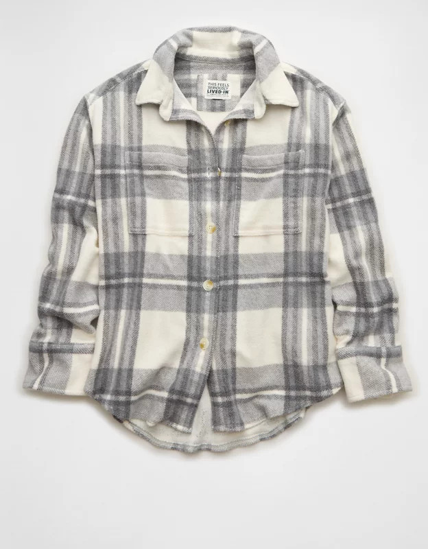 AE Fleece Shacket | American Eagle Outfitters (US & CA)